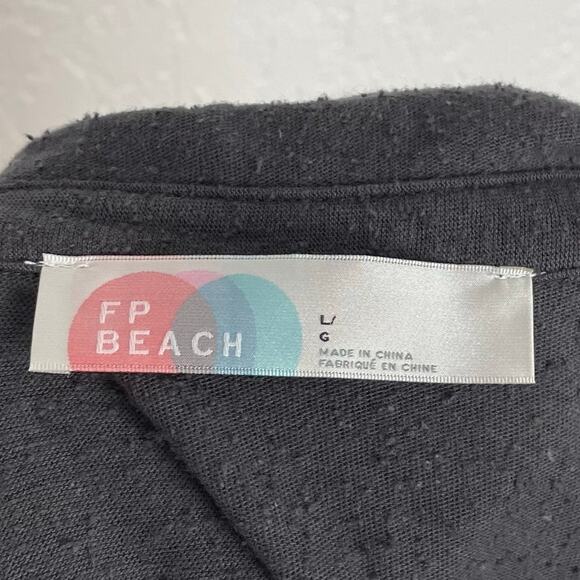 Free People Beach Old Bay Maxi Shirt Dress NWT Size Large - Picture 6 of 6